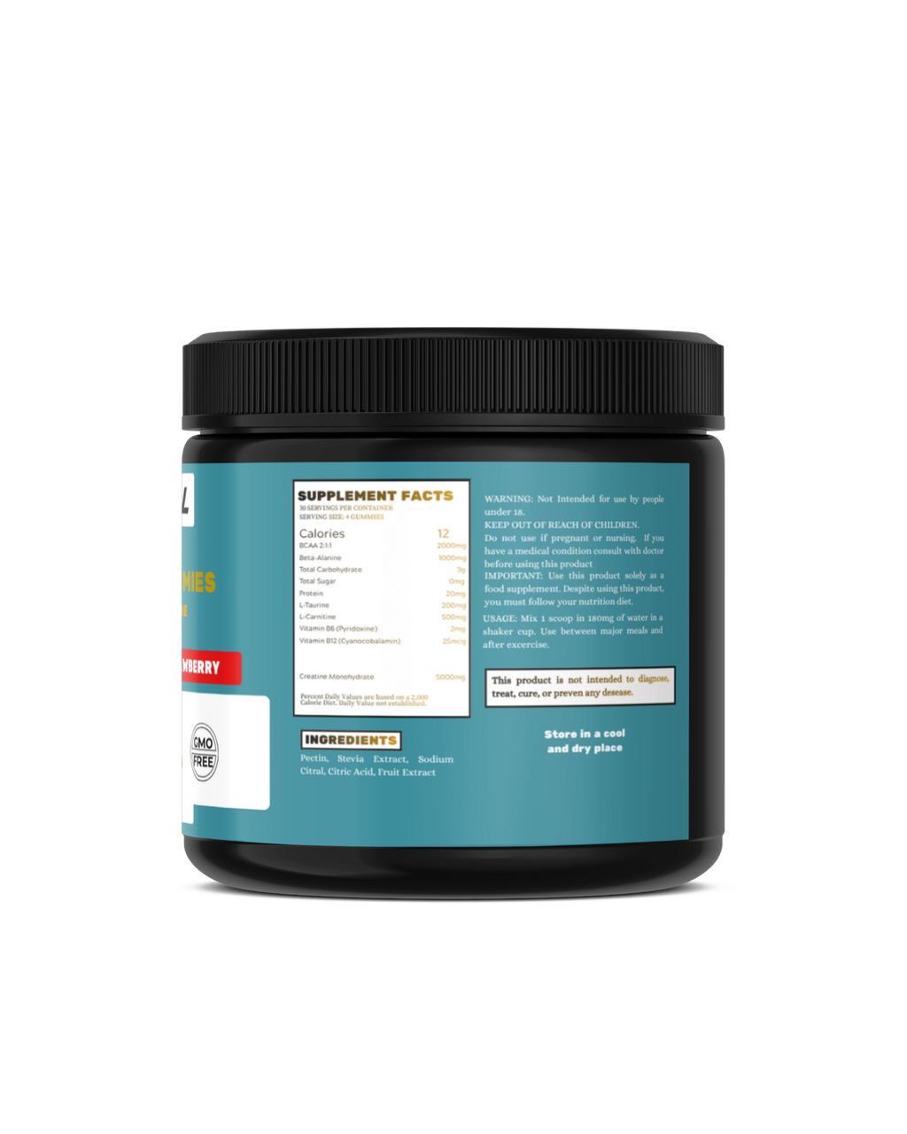 Creatine With BCAA & Lysine gummies