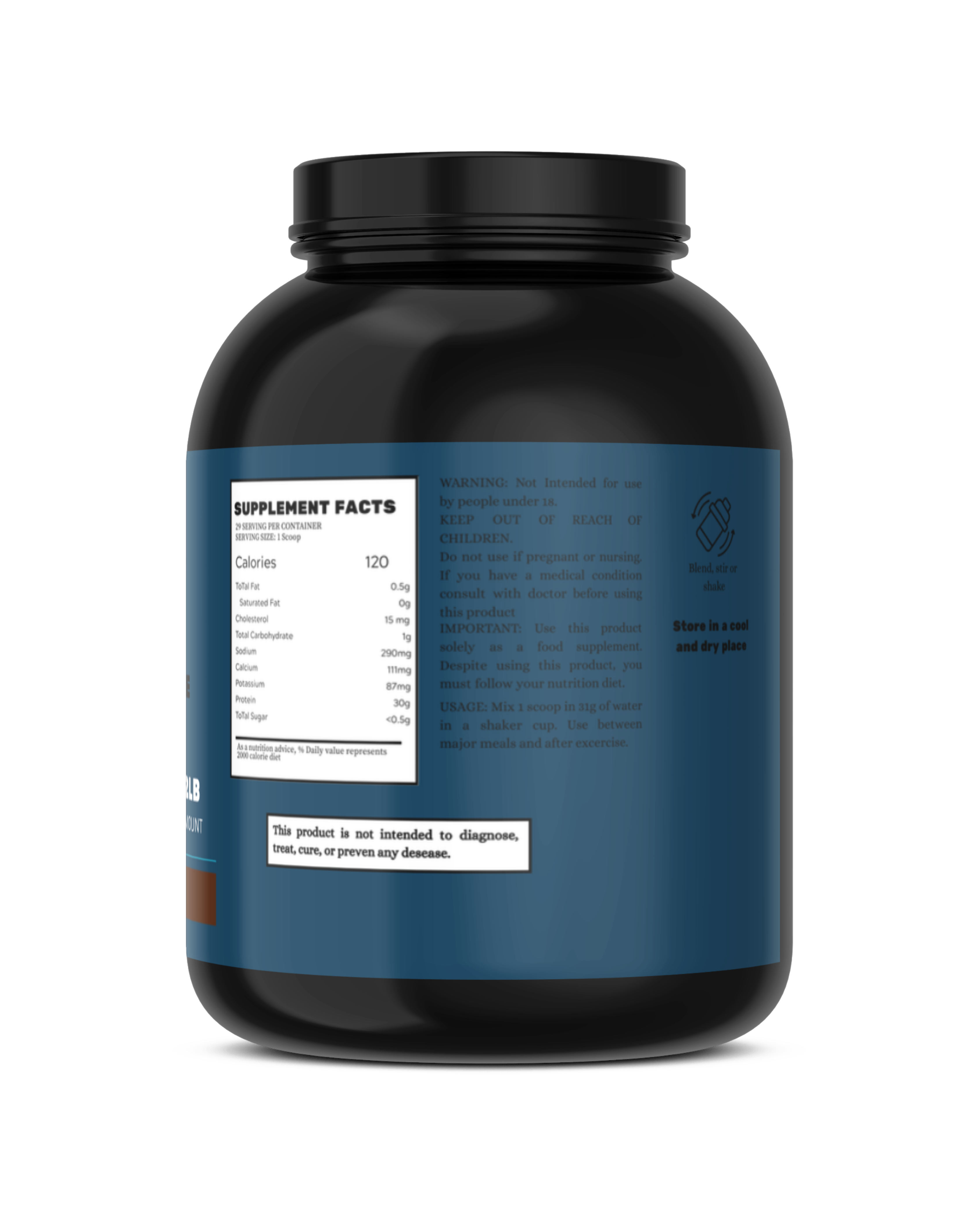 Proteinpulver-Isolat